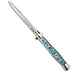 Image of A.G.A. Campolin AGA Campolin 13 Abalone Automatic Knife Italian Stiletto Bayonet C5EDD1C3