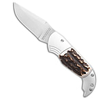 Image of A.G.A. Campolin AGA Campolin Alex Bolster Release Automatic Knife Stag 3.1 Satin 14981485