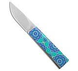 Image of A.G.A. Campolin AGA Campolin Dragonfly Gravity Knife Mosaic Blue 3 Satin 0E0256A2