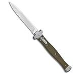 Image of A.G.A. Campolin AGA Campolin Zero+ Bayonet Leverlock Automatic Green G-10 4.5 Satin FF43FC54