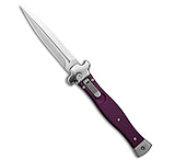 Image of A.G.A. Campolin AGA Campolin Zero Dagger Leverlock Automatic Knife Purple Al 3.75 Satin 7DE50D0D