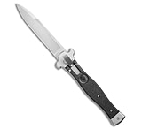 Image of A.G.A. Campolin AGA Campolin Zero Italian Leverlock Automatic Knife Black G-10 3.75 Satin 3AA26F74