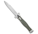 Image of A.G.A. Campolin AGA Campolin Zero Italian Leverlock Automatic Knife OD Green G-10 3.75 Satin E9FD8406