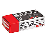 Aguila 1E092118 Pistol 9mm Luger +P 115 Gr Full Metal Jacket (FMJ) 50 Bx/ 20 Cs