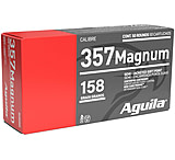 Aguila Ammunition .357 MAG 158 Grain Semi Jacketed Soft Point Brass Case Pistol Ammunition