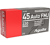 Aguila Ammunition .45 Auto 230 Grain Full Metal Jacket Brass Case Pistol Ammunition