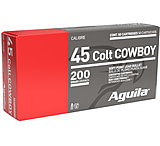 Aguila Ammunition .45 Long Colt 200 Grain Soft Point Brass Case Pistol Ammunition