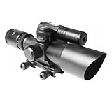 Image of AIM Sports 2.5-10X40 Dual Illuminated Rifle Scope w/ Green Laser