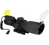 Image of AIM Sports Inc Compact 3-9x40 Scope and Laser Combo w/ Rangefinder Reticle