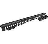 Aimtech Warhammer Tactical Full Rail Shotgun Mount w/MagPul M-Lok System, Mossberg 500, 590, 12ga, w/Shotshell Carrier, Black, ML-3WHXT 6S