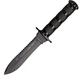Image of Aitor Jungle King II Fixed Blade Black Knurled Stainless Steel 5.375 Black F5347F29