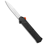 Image of AKC F-16 D/A Bayo OTF Automatic Knife Black w/ Orange Button 3.3 Satin FB109563