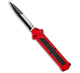 Image of AKC F-16 D/A Bayonet OTF Automatic Knife Red 3.3 Two Tone 2C48F4A9