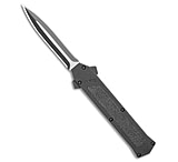Image of AKC F-16 D/A Dagger OTF Automatic Knife Black 3.3 Two Tone 92AE94A7
