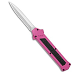 Image of AKC F-16 D/A Dagger OTF Automatic Knife Pink 3.3 Satin 2A77B4C5