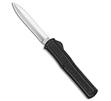 Image of AKC F-20 D/A Dagger OTF Automatic Knife Black Aluminum 3.6 Satin B7D5EE6D