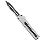 Image of AKC F-20 D/A Dagger OTF Automatic Knife White Aluminum 3.6 Two Tone 30F9EF72
