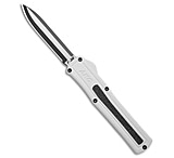 Image of AKC F-20 D/A Drop Point OTF Automatic Knife White Aluminum 3.6 Two Tone BECCA3EB