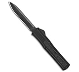 Image of AKC F-20 D/A OTF Automatic Knife Black Aluminum 3.6 Black 428CAFCB