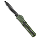Image of AKC F-20 D/A OTF Automatic Knife Green Aluminum 3.6 Black 854F2FC4