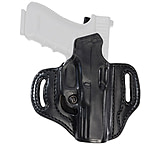 Aker Leather Flatsider Xr15 Open Top Straight Draw Holster, HK P2000/ P2000SK, Left, Plain, Black, H170ABPL-HKP2K