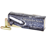 Alexander Arms Loaded, .50 Beowulf, 350 Grain, Round Shoulder, Centerfire Rifle Ammo, Box of 20, A-B350RSBOX