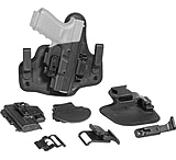 Alien Gear Holsters ShapeShift TPE/Neoprene OWB/IWB Holster, S&amp;W M&amp;P Shield/Shield Performance Center/Shield 2.0/Shield Plus , Right Hand, Black, No Light, SSHK-0404-RH-D