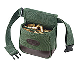 Image of Allen Shooters Bag With Belt Green Canvas 2102