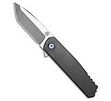 Image of Alliance Designs EZE 2.0 Frame Lock Knife Dark Titanium 3.25 Satin 22E03427