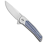Image of Alliance Designs Hammond Scout Titanium Flipper Knife Blue 2.25 Satin 933185C0