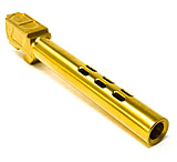 Alpha Shooting Sports 9mm Match Grade Crowned Ported Barrel for Glock G34, 5in, 1-10, TiN, ALPG349MMTINCP