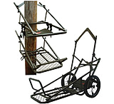 Image of Amacker Outdoors Climb &amp; Carry Game Cart/Climber Tree Stand Combo