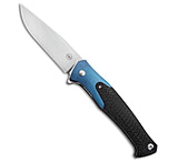 Image of Amare Knives Track Liner Lock Knife Blue/Carbon Fiber 3.75 Satin 201809 3CCCB65F