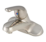 Image of American Brass SL77LVR RV Metal Bathroom Faucet With Single Lever Handle 4" Chrome