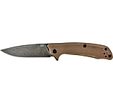 Image of American Buffalo Knife Abkt Elite Desert Scavenger Bl Bearing Folder 3.5" D2 Steel