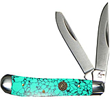Image of American Buffalo Knife Abkt Roper Series Stone Peanut Peanut 2-blade Sea Foam