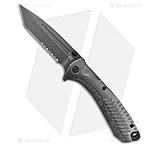Image of American Buffalo Knife Elite Gray Tracer 4.00in Folding Knife