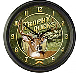 Image of American Expedition Vintage Trophy Bucks Hunting Lodge Clock