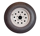 Image of Americana Tire And Wheel Economy Bias Tire And Wheel St205/75D14 C/5-Hole - Painted Modular Rim