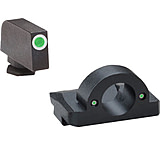 AmeriGlo Ghost Ring Night Sight Set, Glock 17/19/19x/26 Gen 5, Green Tritium W/White Outline, GL-5125