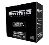 Ammo, Inc. .380 Auto 100 Grain Total Metal Case Brass Cased Centerfire Pistol Ammunition