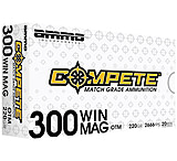 Ammo, Inc. Match HP 300 WIN MAG 190 Grain Boat Tail Hollow Point Brass Cased Rifle Ammunition
