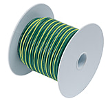 Image of Ancor Green w/Yellow Stripe 10 AWG Tinned Copper Wire