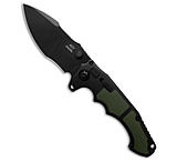 Image of ADV Tactical Andre de Villiers Javelin Button Lock Knife Black/Green G-10 4.4 Black A51A0309