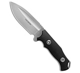 Image of ADV Tactical Andre De Villiers Kudu Hunter Fixed Blade Knife Black G-10 4.5 Satin AF63AB76