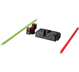 Image of Angry Bear Arms Glock Bear Bones Low Profile Serrated Small Frame Fiber Optic Pistol Sights