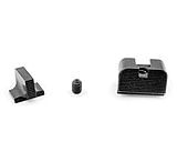 Angry Bear Arms M&amp;P Blank Front w/ Glock Rear Dovetail Pistol Sights, Black, ABA220