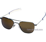 Image of AO Original Pilot 52mm Sunglasses with Champagne Frame