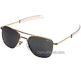 Image of AO original Pilot 52mm Sunglasses with Gold Frame