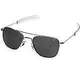 Image of AO Flight Gear Original Pilot 52mm Sunglasses w/ Silver Frame
